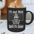 Halloween Teacher Math I'Ll Just Wait Until It's Quiet Graphic Print Coffee Mug, novelty gifts, funny gifts