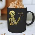 Halloween Teacher Six Seven 6 7 Skeleton Spooky Costume Graphic Print Coffee Mug, novelty gifts, funny gifts