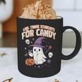 Halloween Teacher Trade Students For Candy Costume Women Graphic Print Coffee Mug, novelty gifts, funny gifts