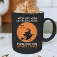 Halloween Teacher Witch Lets Eat Kids Punctuation Graphic Print Coffee Mug, novelty gifts, funny gifts Halloween Teacher Witch Lets Eat Kids Punctuation Graphic Print Coffee Mug, novelty gifts, funny gifts