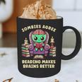 Halloween Teacher Zombie Reading Is Good For Brains Graphic Print Coffee Mug, novelty gifts, funny gifts Halloween Teacher Zombie Reading Is Good For Brains Graphic Print Coffee Mug, novelty gifts, funny gifts