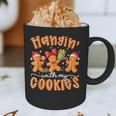 Hangin With My Cookies Gingerbread Men Women Xmas Teacher Graphic Print Coffee Mug, novelty gifts, funny gifts