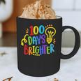 Happy 100th Day Of School 100 Days Brighter Girls Teacher Graphic Print Coffee Mug, novelty gifts, funny gifts Happy 100th Day Of School 100 Days Brighter Girls Teacher Graphic Print Coffee Mug, novelty gifts, funny gifts