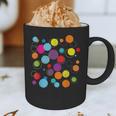Happy Dot Day Colorful Polka Dot Art Teacher Student Kids Graphic Print Coffee Mug, novelty gifts, funny gifts