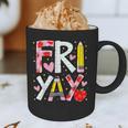 Happy Fri-Yay Teacher Back To School Friday Lovers Graphic Print Coffee Mug, novelty gifts, funny gifts Happy Fri-Yay Teacher Back To School Friday Lovers Graphic Print Coffee Mug, novelty gifts, funny gifts