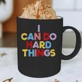 I Can Do Hard Things Teacher Inspiration Do Hard Things Graphic Print Coffee Mug, novelty gifts, funny gifts