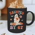 Haunted By 67 Boo Ghost Teacher 6 7 Halloween Costume Graphic Print Coffee Mug, novelty gifts, funny gifts Haunted By 67 Boo Ghost Teacher 6 7 Halloween Costume Graphic Print Coffee Mug, novelty gifts, funny gifts