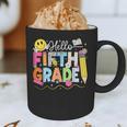 Hello Fifth Grade Team 5th Grade Back To School Teacher Kids Graphic Print Coffee Mug, novelty gifts, funny gifts
