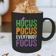 Hocus Pocus Everybody Focus Teacher Halloween Graphic Print Coffee Mug, novelty gifts, funny gifts