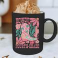 Howdy Fourth Grade Western 4th Grade Teacher Cowboy Cowgirl Graphic Print Coffee Mug, novelty gifts, funny gifts