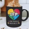 IEP I Encourage Progress Special Education School Teacher Graphic Print Coffee Mug, novelty gifts, funny gifts