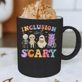 Inclusion Isn't Scary Ghost Halloween SLP Sped Teacher Graphic Print Coffee Mug, novelty gifts, funny gifts