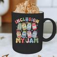 Inclusion Is My Jam SPED Teacher Special Education Life Graphic Print Coffee Mug, novelty gifts, funny gifts