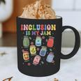 Inclusion Is My Jam SPED Teacher Special Education Life Graphic Print Coffee Mug, novelty gifts, funny gifts