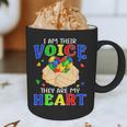 I Am Their Voice They Are My Heart Autism Awareness Teacher Graphic Print Coffee Mug, novelty gifts, funny gifts I Am Their Voice They Are My Heart Autism Awareness Teacher Graphic Print Coffee Mug, novelty gifts, funny gifts