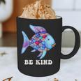 Be Kind Rainbow Fish Teacher Life Teaching Back To School Graphic Print Coffee Mug, novelty gifts, funny gifts