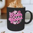 Kindergarten Teacher Women Checkered First Day Of School Graphic Print Coffee Mug, novelty gifts, funny gifts