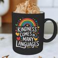 Kindness Comes In Many Languages ESL English Teacher Graphic Print Coffee Mug, novelty gifts, funny gifts Kindness Comes In Many Languages ESL English Teacher Graphic Print Coffee Mug, novelty gifts, funny gifts