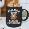 Koalafied School Psychologist Koala Lover Psychology Teacher Graphic Print Coffee Mug, novelty gifts, funny gifts