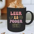 Leer Es Poder Groovy Spanish Teacher Bilingual Maestra Men Women Graphic Print Coffee Mug, novelty gifts, funny gifts Leer Es Poder Groovy Spanish Teacher Bilingual Maestra Men Women Graphic Print Coffee Mug, novelty gifts, funny gifts