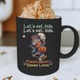 Let's Eat Kids Grammar Werewolf Halloween Teacher Graphic Print Coffee Mug, novelty gifts, funny gifts