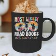 Most Likely To Read Books All Summer Teacher Student Graphic Print Coffee Mug, novelty gifts, funny gifts