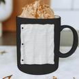 Lined Paper Notebook Halloween Costume For Students Teachers For Men Women Kids Graphic Print Coffee Mug, novelty gifts, funny gifts