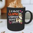 Llama Learning Teachers Students Alpaca Lover Back To School Graphic Print Coffee Mug, novelty gifts, funny gifts Llama Learning Teachers Students Alpaca Lover Back To School Graphic Print Coffee Mug, novelty gifts, funny gifts