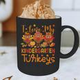 I Love My Kindergarten Turkeys Thanksgiving Teacher Students Graphic Print Coffee Mug, novelty gifts, funny gifts