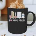 I Love School Supplies Teacher Shirt Graphic Print Coffee Mug, novelty gifts, funny gifts