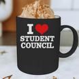 I Love Student Council Student Teacher Graphic Print Coffee Mug, novelty gifts, funny gifts