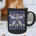 Maestra El Salvador Coquette Bow Hispanic Spanish Teacher Graphic Print Coffee Mug, novelty gifts, funny gifts Maestra El Salvador Coquette Bow Hispanic Spanish Teacher Graphic Print Coffee Mug, novelty gifts, funny gifts