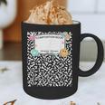 Matching Group Halloween Teacher Composition Book Notebook Graphic Print Coffee Mug, novelty gifts, funny gifts