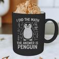 I Did The Math The Answer Is Penguin Math Teacher Graphic Print Coffee Mug, novelty gifts, funny gifts I Did The Math The Answer Is Penguin Math Teacher Graphic Print Coffee Mug, novelty gifts, funny gifts