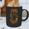 Math Teacher Nerd Student Halloween Trig Or Treat Graphic Print Coffee Mug, novelty gifts, funny gifts