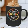 Middle School Crew Back To School For Teacher Graphic Print Coffee Mug, novelty gifts, funny gifts