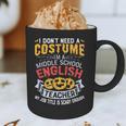 Middle School English Teacher Halloween Costume For Men Women Graphic Print Coffee Mug, novelty gifts, funny gifts Middle School English Teacher Halloween Costume For Men Women Graphic Print Coffee Mug, novelty gifts, funny gifts