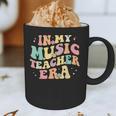 In My Music Teacher Era Retro Back To School Musician Band Men Women Graphic Print Coffee Mug, novelty gifts, funny gifts