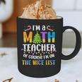 On The Nice List Christmas Math Teacher Women Men Graphic Print Coffee Mug, novelty gifts, funny gifts On The Nice List Christmas Math Teacher Women Men Graphic Print Coffee Mug, novelty gifts, funny gifts