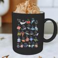 Ocean Animals Alphabet Cute Sea Life ABC Marine Kids Teacher Graphic Print Coffee Mug, novelty gifts, funny gifts