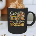 One Thankful 4th Grade Teacher Turkey Leopard Thanksgiving Graphic Print Coffee Mug, novelty gifts, funny gifts One Thankful 4th Grade Teacher Turkey Leopard Thanksgiving Graphic Print Coffee Mug, novelty gifts, funny gifts