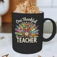 One Thankful Teacher Cute Thanksgiving Turkey School Graphic Print Coffee Mug, novelty gifts, funny gifts One Thankful Teacher Cute Thanksgiving Turkey School Graphic Print Coffee Mug, novelty gifts, funny gifts