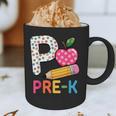 P Is For Pre K Teacher Student Pencil Apple Back To School Graphic Print Coffee Mug, novelty gifts, funny gifts P Is For Pre K Teacher Student Pencil Apple Back To School Graphic Print Coffee Mug, novelty gifts, funny gifts