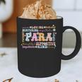 Paraprofessional Back To School Paraeducator Para Teacher Graphic Print Coffee Mug, novelty gifts, funny gifts