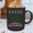 Pi Tree Christmas Math Teacher Ugly Sweater Men Women Kids Graphic Print Coffee Mug, novelty gifts, funny gifts