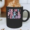 In My Pre K Era Groovy Back To School First Day Teacher Kids Graphic Print Coffee Mug, novelty gifts, funny gifts