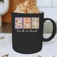 Preppy Goose Teacher Trick Or Teach Halloween Teacher Goose Graphic Print Coffee Mug, novelty gifts, funny gifts