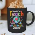 Proud To Teach Multilingual Learner ESL English Teacher Graphic Print Coffee Mug, novelty gifts, funny gifts Proud To Teach Multilingual Learner ESL English Teacher Graphic Print Coffee Mug, novelty gifts, funny gifts