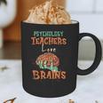 Psychology Teachers Love Brains Halloween For Psychologists Men Women Graphic Print Coffee Mug, novelty gifts, funny gifts