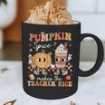 Pumpkin Spice Makes Teacher Nice Retro Fall Spooky Season Graphic Print Coffee Mug, novelty gifts, funny gifts Pumpkin Spice Makes Teacher Nice Retro Fall Spooky Season Graphic Print Coffee Mug, novelty gifts, funny gifts